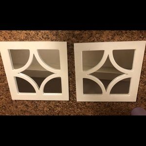 Two decorative MIRRORS